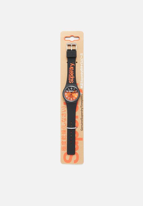 Superdry. - GTS Urban laser - black silicone d