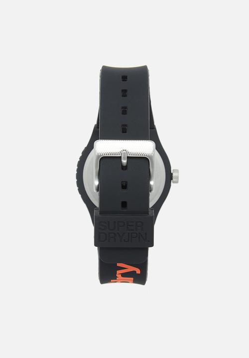 Superdry. - GTS Urban laser - black silicone d