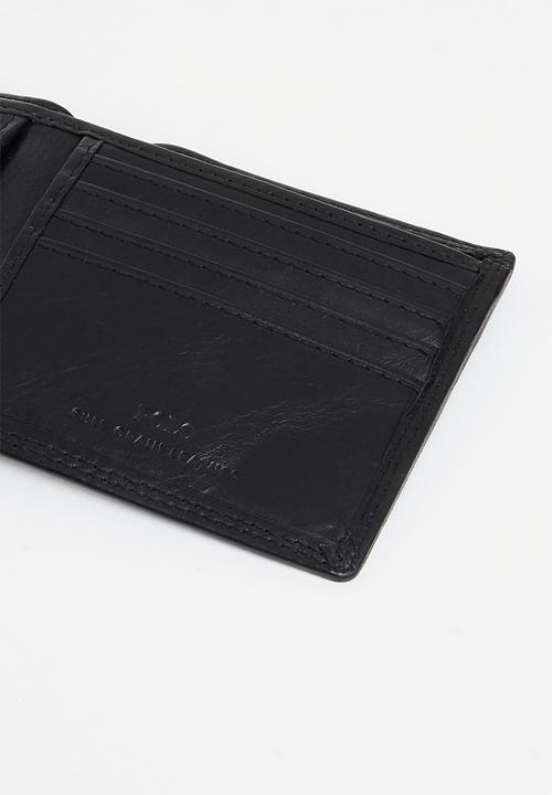 POLO - Credit card billfold - black