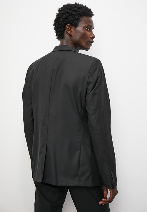 Superbalist - Soho slim fit 2-button single vent blazer - black
