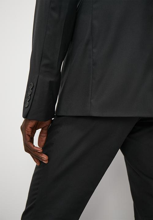 Superbalist - Soho slim fit 2-button single vent blazer - black