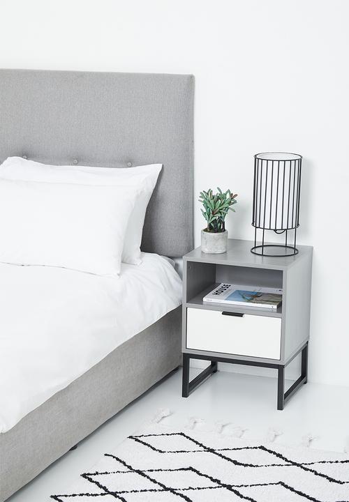 Sixth Floor - Arlo bedside table - grey