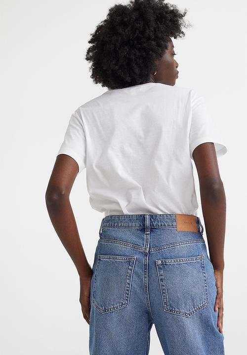 H&M - Cotton T-shirt - white