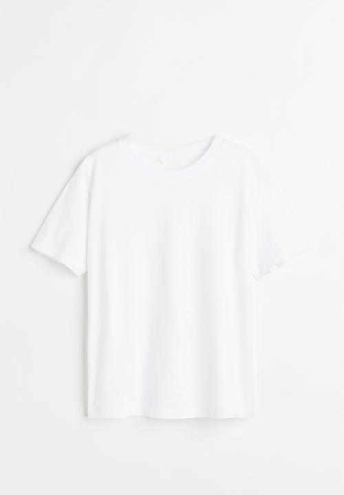 H&M - Cotton T-shirt - white