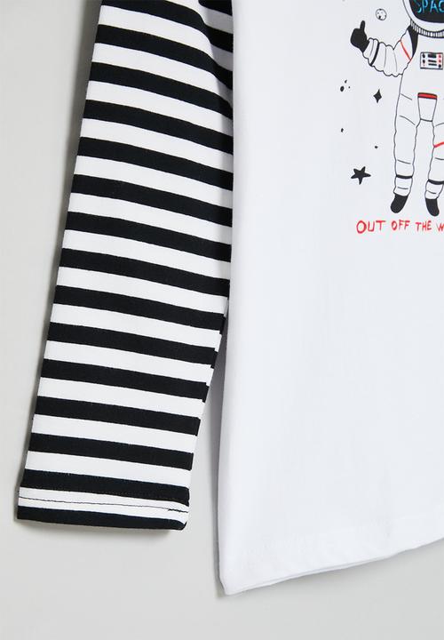 Pop Candy - Boys twofer tee - white