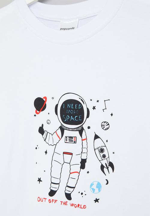 Pop Candy - Boys twofer tee - white