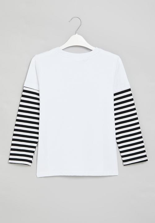 Pop Candy - Boys twofer tee - white