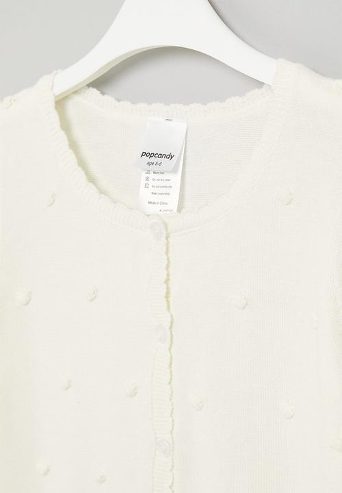Pop Candy - Girls cardigan - white
