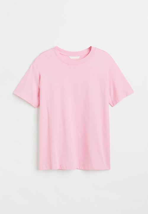 H&M - Cotton T-shirt - pink