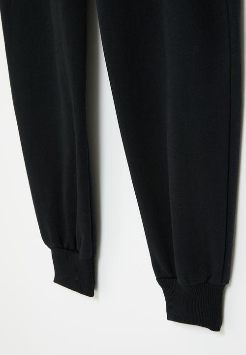 Superbalist - Girls basic jogger  - black