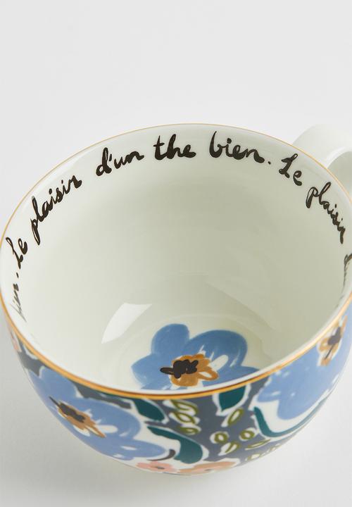 H&M - Porcelain cup - blue/multi