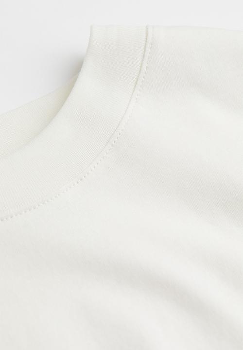 H&M - Cotton T-shirt - white/beverly hills