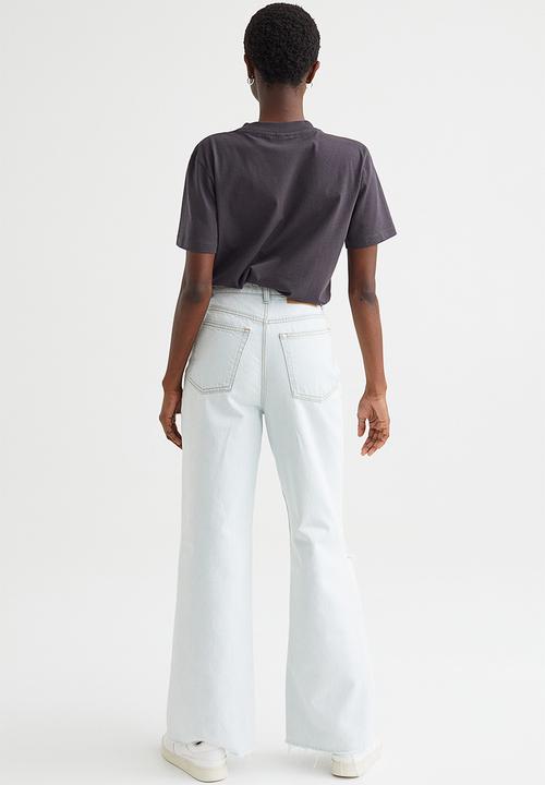 H&M - Cotton T-shirt - dark grey/brooklyn