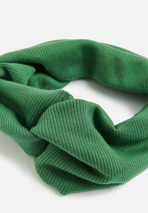Superbalist - 2 Pack headband set-green & brown