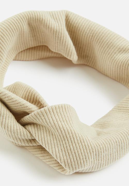 Superbalist - 2 Pack headband set - cream & brown