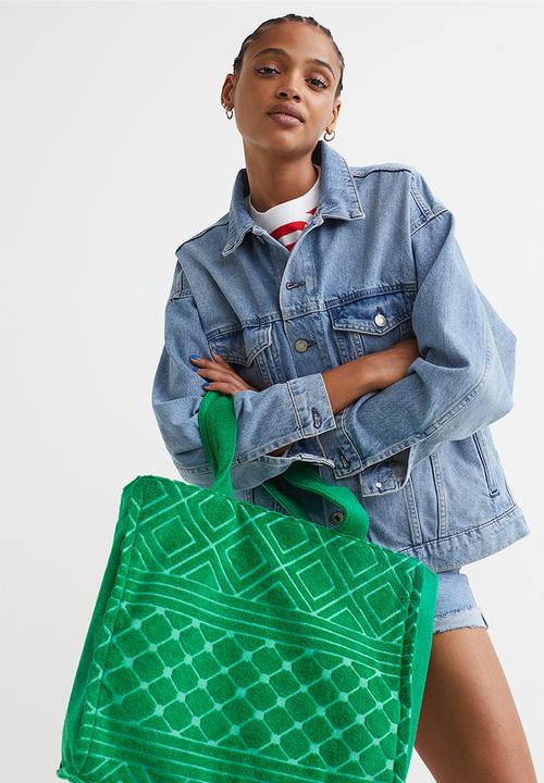 H&M - Terry shopper - green