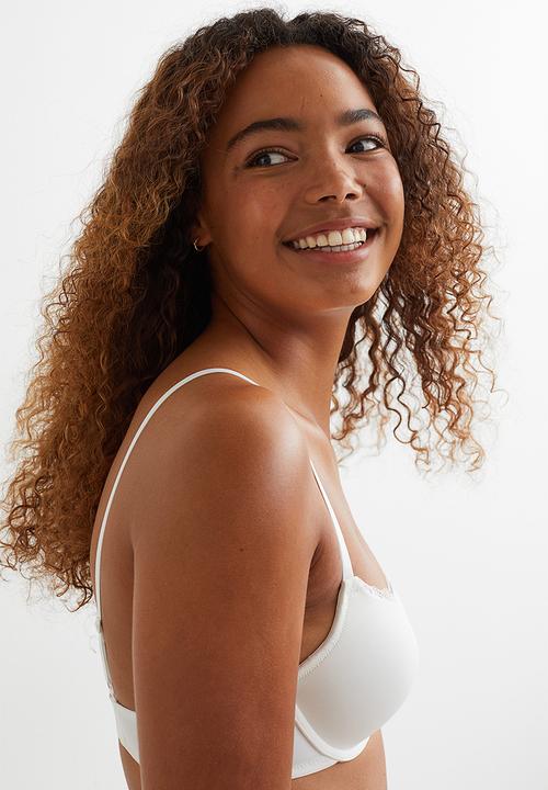 H&M - Jersey push-up bra - white