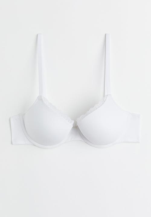 H&M - Jersey push-up bra - white