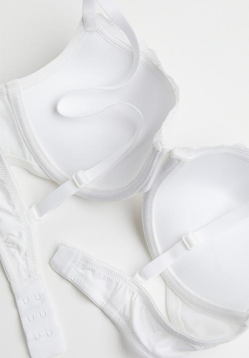 H&M - Jersey push-up bra - white