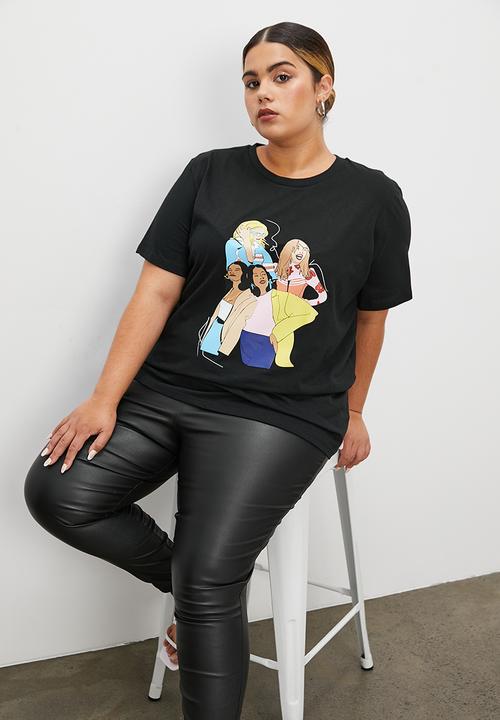 Superbalist - Relaxed graphic tee - black
