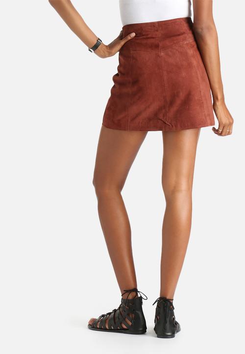 Y.A.S - Simma Suede Skirt