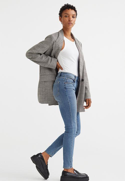 H&M - Skinny regular jeans - light denim blue