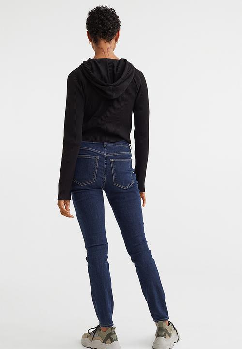 H&M - Skinny regular jeans - dark denim blue