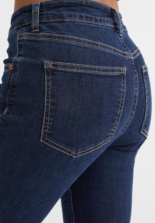 H&M - Skinny regular jeans - dark denim blue