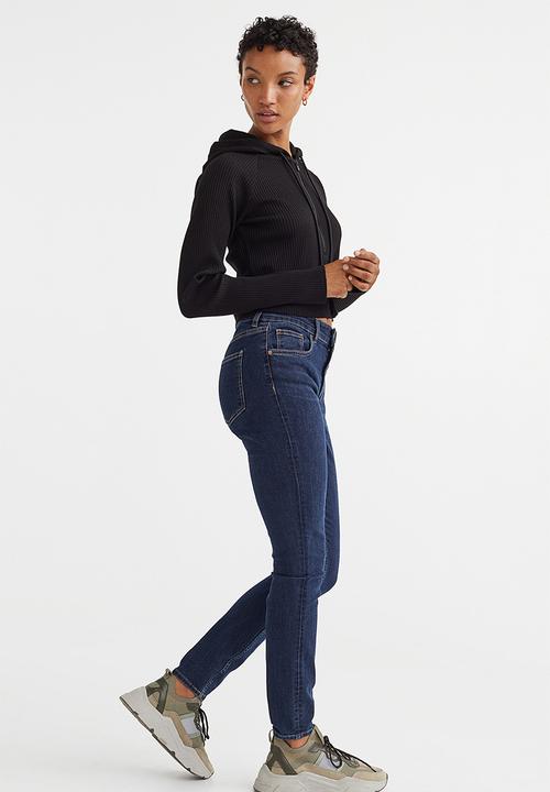 H&M - Skinny regular jeans - dark denim blue