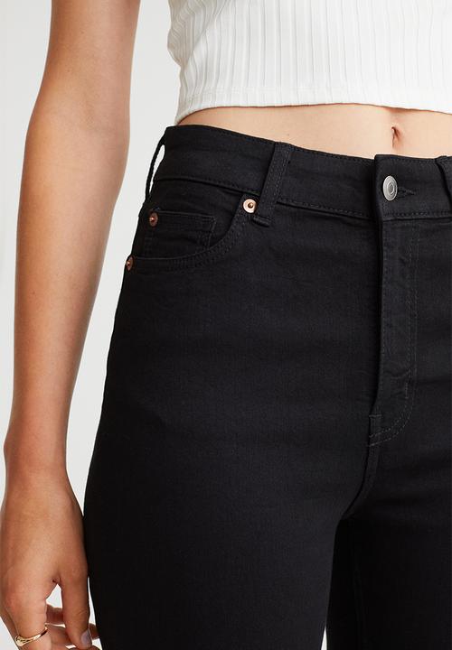 H&M - Skinny high jeans - black