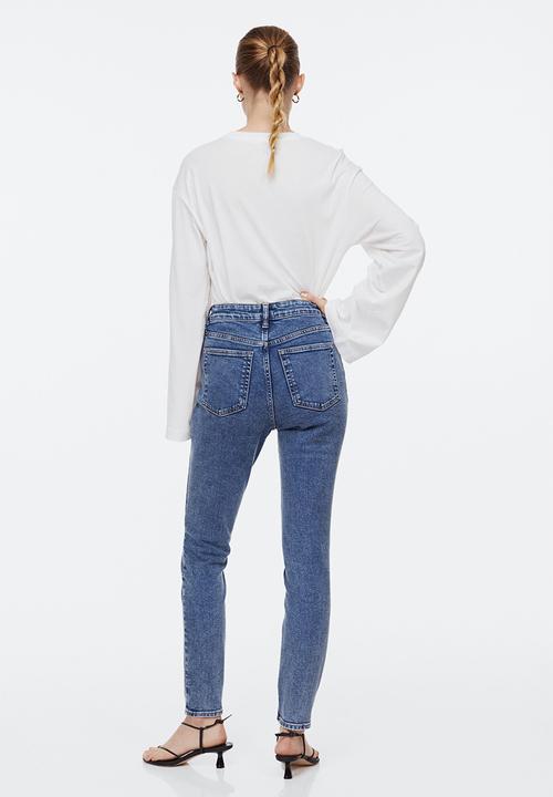 H&M - Skinny high jeans - denim blue