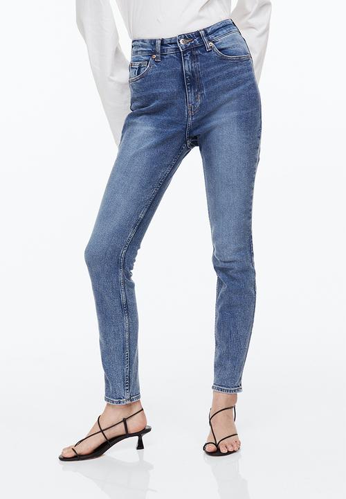 H&M - Skinny high jeans - denim blue