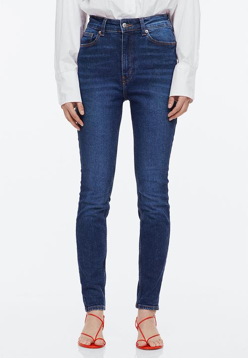 H&M - Skinny high jeans - denim blue 