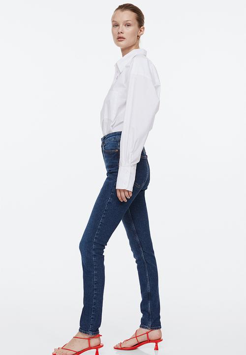 H&M - Skinny high jeans - denim blue 