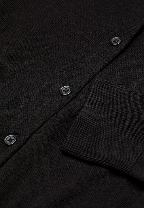 H&M - Fine-knit cardigan - black