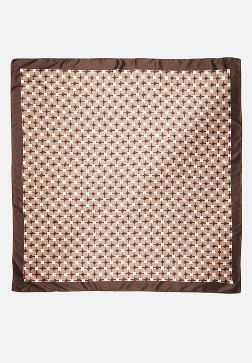 Cotton On - Versatile scarf - mel micro brown