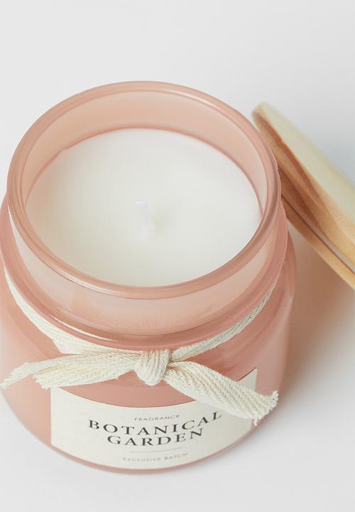 H&M - Scented candle in glass holder - pink