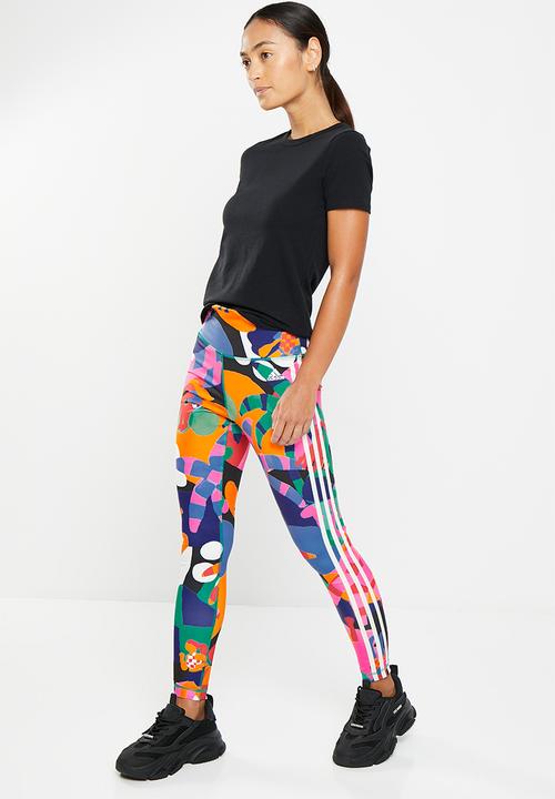 adidas Performance - Farm tr tights - bold green / better scarlet