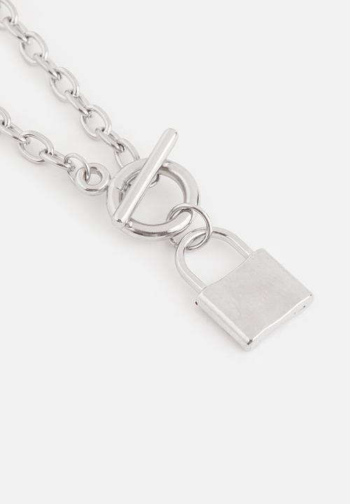 Superbalist - Bryan lock necklace - silver