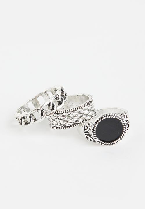Superbalist - Sterling ring set - silver