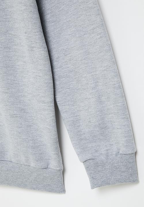 Superbalist - Boys oversized graphic hoodie - GREY MELANGE 1