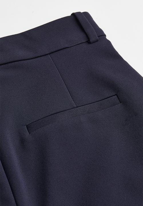 H&M - Cigarette trousers - navy blue 