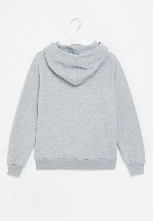 Superbalist - Girls basic hoodie - ice melange