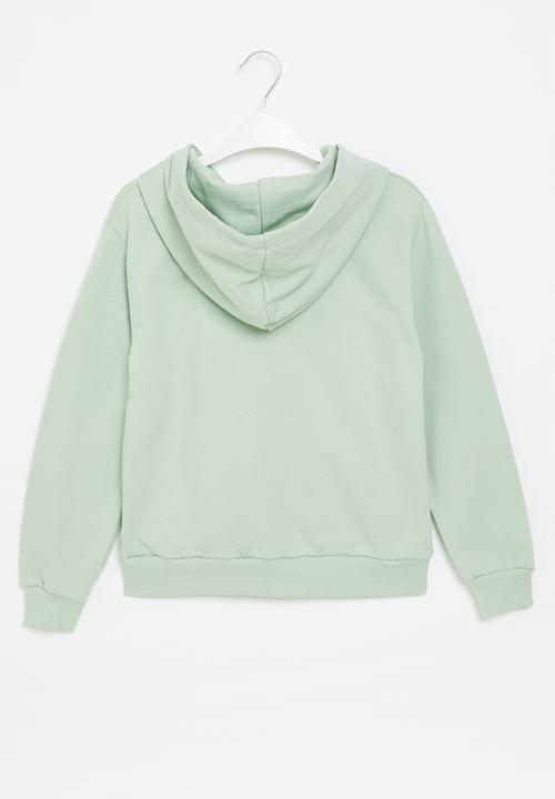 Superbalist - Girls basic hoodie - sage