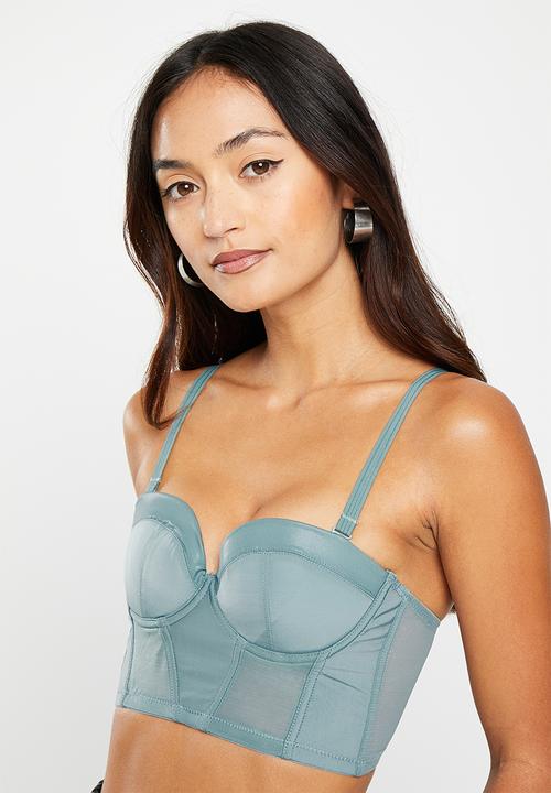 dailyfriday - Panelled bralette - light blue