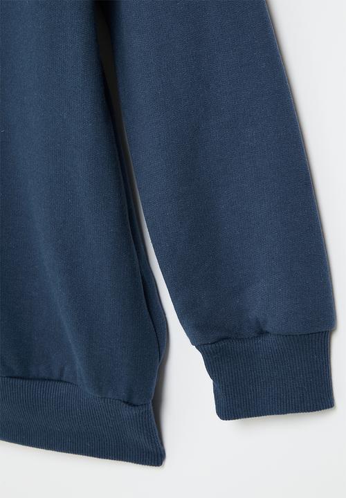 Superbalist - Boys oversized graphic hoodie - navy
