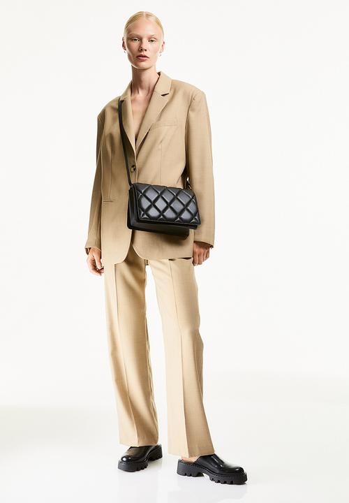 H&M - Quilted shoulder bag - black