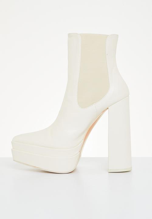 Public Desire - Cady ankle boot - ecru