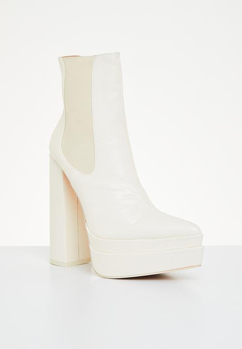 Public Desire - Cady ankle boot - ecru