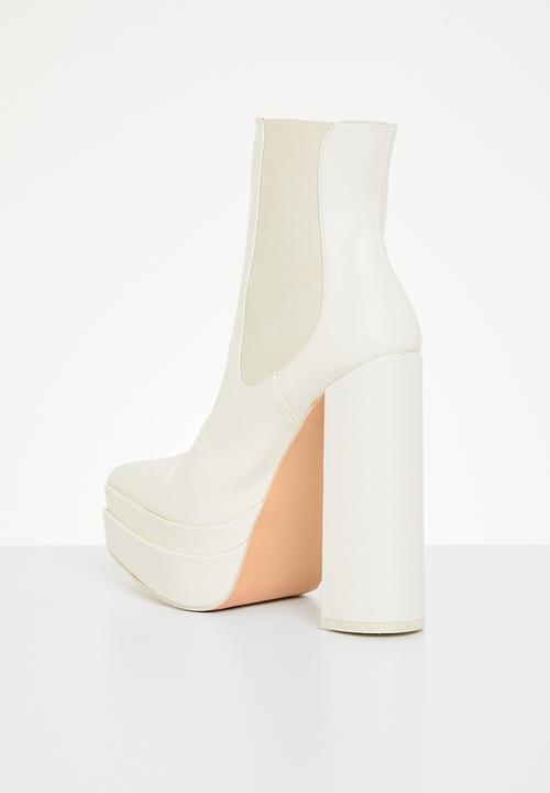 Public Desire - Cady ankle boot - ecru